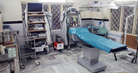 Well-equipped operation theatre