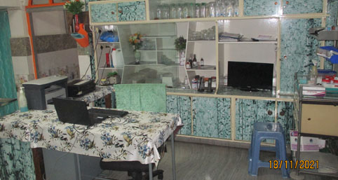 Ward reception desk at MGR Hospital